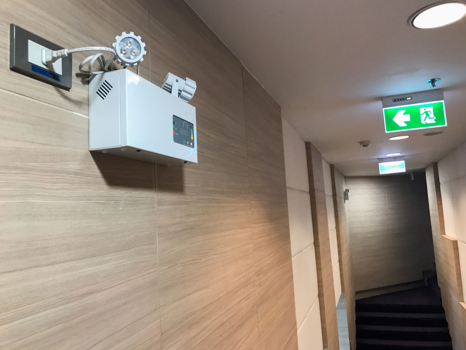 emergency lights warehouse exit testing flick test regular tests