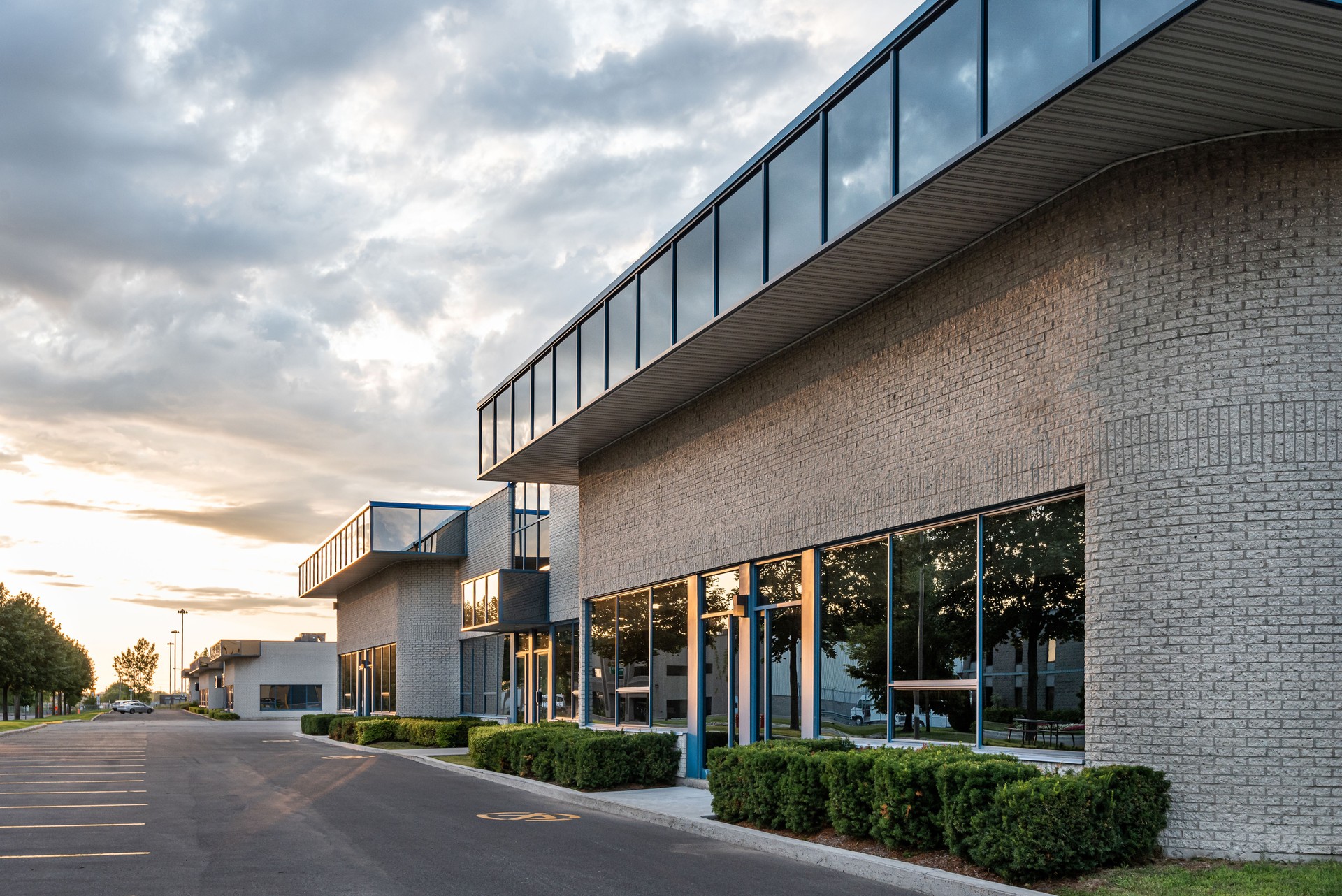 Small business building exterior